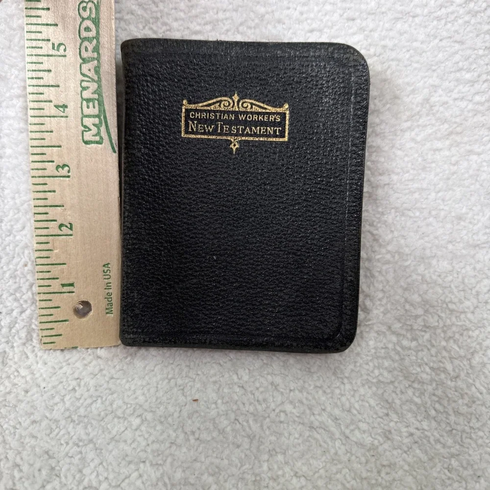 1924 KJV International Christian Worker's New Testament Bible John Winston